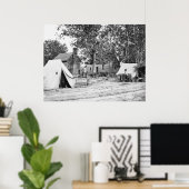 1862年南北戦争バトルフィールド病院 ポスター (ホームオフィス)