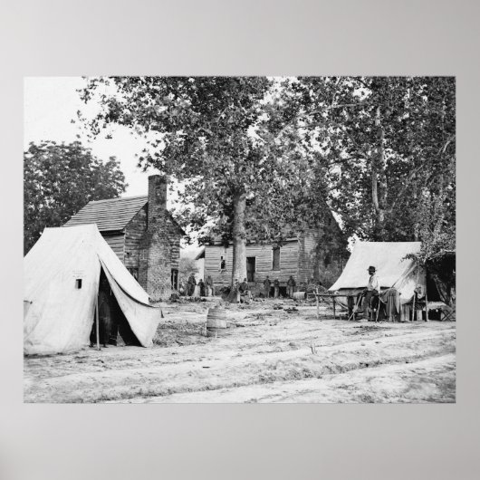 1862年南北戦争バトルフィールド病院 ポスター (正面)