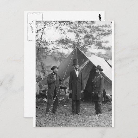 1862年頃の南北戦争の写真 ポストカード (正面/裏面)