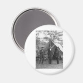 1862年頃の南北戦争の写真 マグネット (正面/裏面)