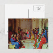 1862年、医師の中のイエス ポストカード (正面/裏面)