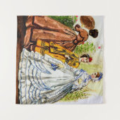 1863ジャーナルデジュネペルソネスファッションプリント タペストリー (正面(横))