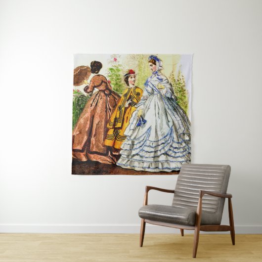 1863ジャーナルデジュネペルソネスファッションプリント タペストリー (インサイチュ)