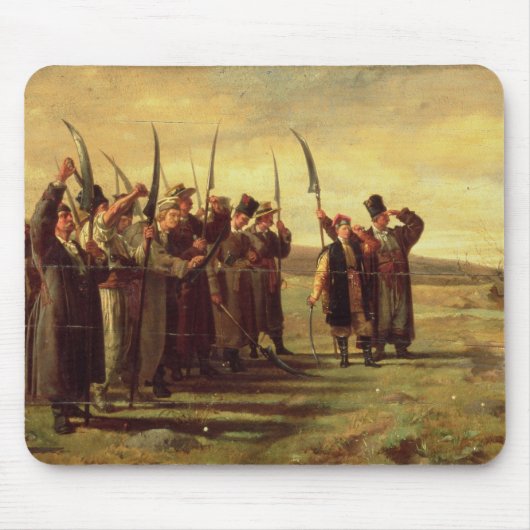 1863年の暴動のポーランドのInsurrectionists (油 マウスパッド (正面)
