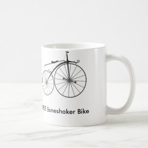 1863年のBoneshakerのバイクのコーヒー・マグ コーヒーマグカップ