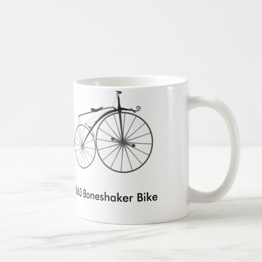 1863 Boneshakerバイクコーヒーマグ コーヒーマグカップ (右)