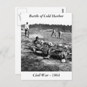 1864年の冷港戦 ポストカード (正面/裏面)