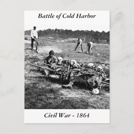 1864年の冷港戦 ポストカード (正面)