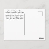 1864年頃の馬 ポストカード (裏面)