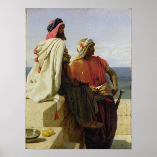 1864年、サラセンの陣地の前 ポスター (正面)