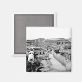 1864鉄道デポのアトランタマグネット マグネット (正面/裏面)