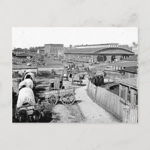 1864鉄道デポアトランタポストカード ポストカード