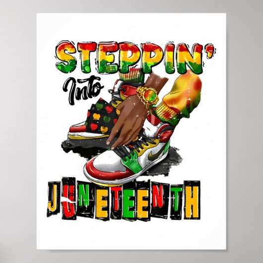 1865おもしろい年6月の黒史に踏み込む ポスター (正面)