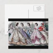 1865ファッション ポストカード (正面/裏面)