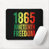 1865女性の男性18 Freedom African American マウスパッド (マウス)