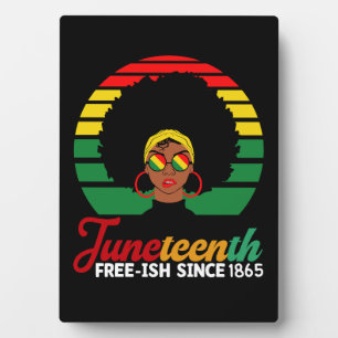 1865年から自由なものを手に入れた黒人の自由 Juneteenth フォトプラーク