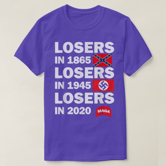 1865年に値下げ、1945年に値下げ、2020年に値下げ Tシャツ (デザイン正面)