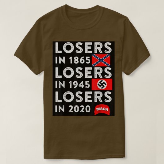 1865年に値下げ、1945年に値下げ、2020年に値下げ Tシャツ (デザイン正面)