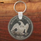 1865年に銀と結婚命名された キーホルダー (正面)