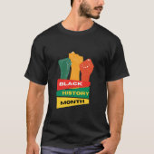 1865年のアフリカの黒人解放の純粋史 Tシャツ (正面)