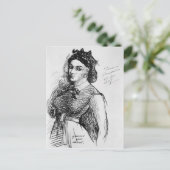 1865年のジンヌ・デュヴァル ポストカード (スタンド正面)