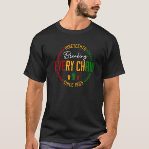 1865年のフリーダムデイブラック以来のすべてのチェーン10分 Tシャツ