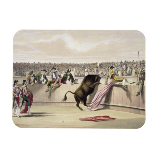 1865年のブルリーピング(カラーリトボ) マグネット (横)