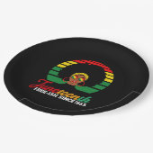 1865年の十二月以来の黒い自由フリーIsh ペーパープレート (アングル)