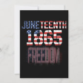 1865年の準自由 招待状 (正面)