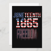 1865年の準自由 招待状 (正面/裏面)