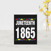 1865年の独立記念日から12月11日フリー カード (黄色い花)