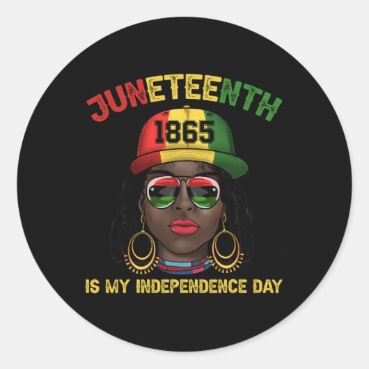 1865年の私の独立の日 ラウンドシール (正面)