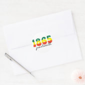1865年の自由の日 ラウンドシール (封筒)