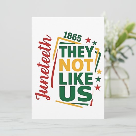 1865年の黒い歴史が気に入らない 招待状 (スタンド正面)