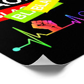 1865年アフリカ祝アメリカの自由 ポスター (角)