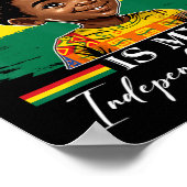 1865年アフロ・アメリク独立記念日 ポスター (角)