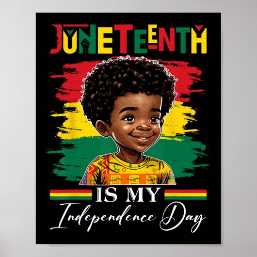 1865年アフロ・アメリク独立記念日 ポスター (正面)
