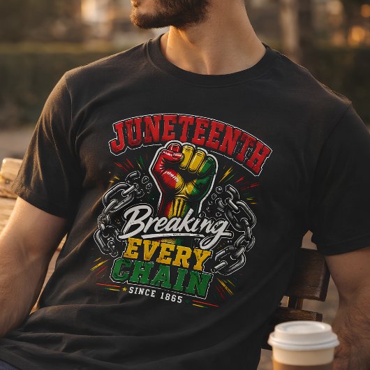 1865年ジューンティーンスからすべての鎖を断ち切る Tシャツ