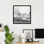 1865年リッチモンドの聖ヨハネ教会 ポスター (ホームオフィス)