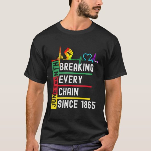 1865年以来すべてのチェーンを破る17番目 Tシャツ (正面)