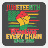 1865年以来すべての鎖を破壊する十二月十二日 スクエアシール (正面)