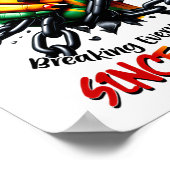 1865年以来すべての鎖を破壊する十二月十二日 ポスター (角)