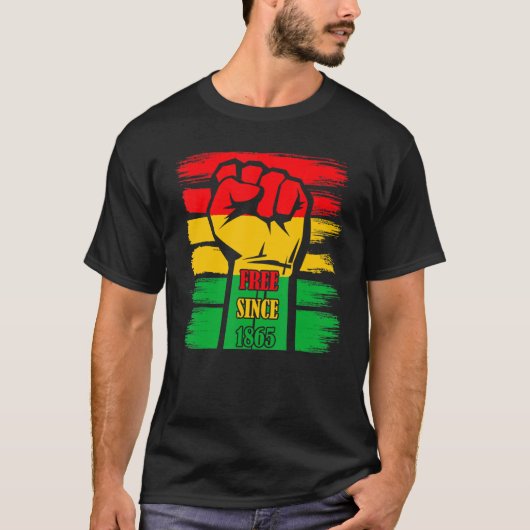 1865年以来の12月フリー黒史の自由F Tシャツ (正面)