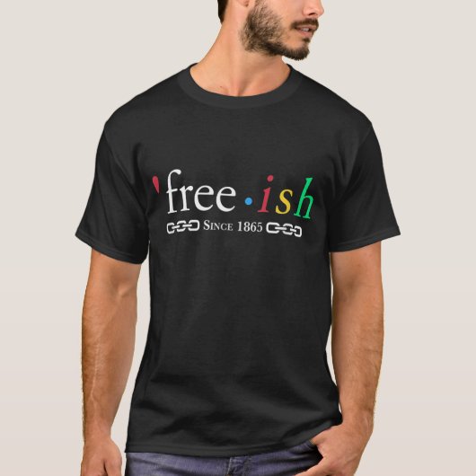 1865年以来の12番目の黒い歴史フリー風 Tシャツ (正面)