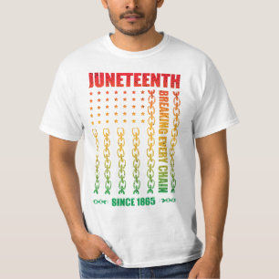 1865年以来、すべてのチェーンを壊すおもしろい12月 Tシャツ
