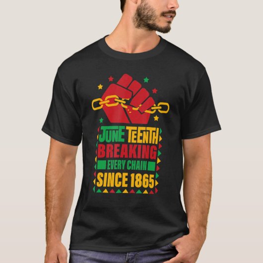 1865年以来、すべてのチェーンを壊す12月F Tシャツ (正面)