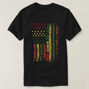 1865年十二月十五日旗以来の自由の国旗 Tシャツ