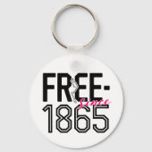 1865年十月解放デザイン以来FREE キーホルダー (裏面)