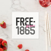 1865年十月解放デザイン以来FREE スタンダードカクテルナプキン (インサイチュ)