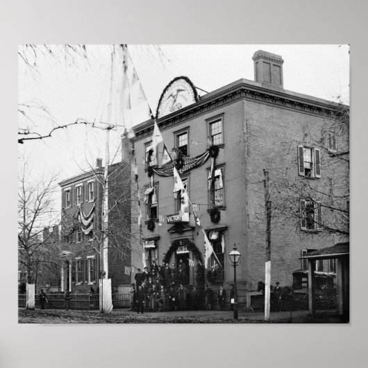 1865年南北戦争服部 ポスター (正面)